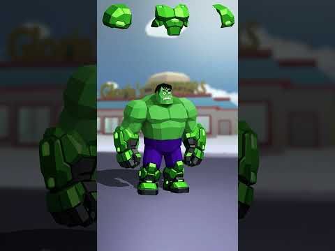 Giga jack berubah menjadi Hulk Upgrade | Dude Theft Wars #abequgaming