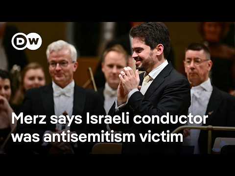 YouTube video thumbnail: Israeli Conductor Leads in Berlin Following Disinvitation From Belgium