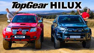 【オフロードバトル！】トップギア 北極仕様のトヨタ ハイラックス vs 新型 ハイラックス