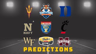 2025 College Football Bowl Game Predictions 