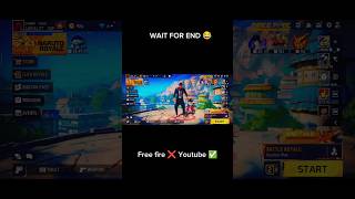 Wait for end 😂 // ff funny moment #shorts