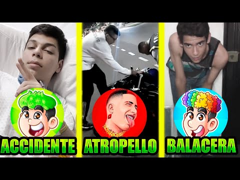 ESTOS SON LOS YOUTUBERS DE FREEFIRE QUE ESTUVIERON AL BORDE DE LA MUERTE!! 😱 *ATROPELLADO*