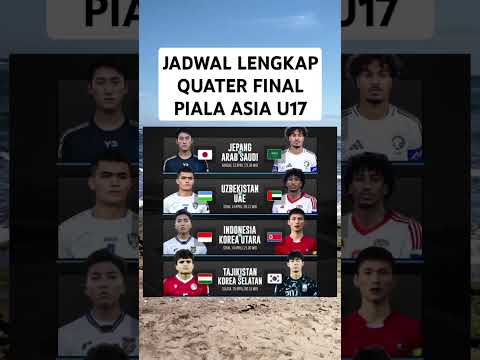 JADWAL QUATER FINAL PIALA ASIA