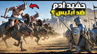 (معركة البشر ضد الجن قبل 100 الف سنة ) عندما واجه حفيد النبي ادم جيش ابليس المرعب !