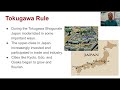 Tokugawa Japan: Society and Culture