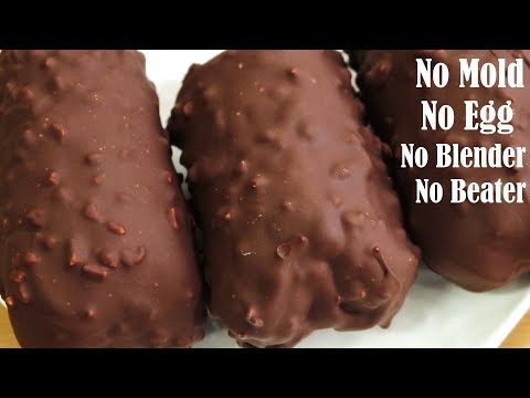 OREO CHOCO BAR ICE CREAM RECIPE – NO EGG & MOLD – WITHOUT CONDENSED MILK AND ICE CREAM MAKER