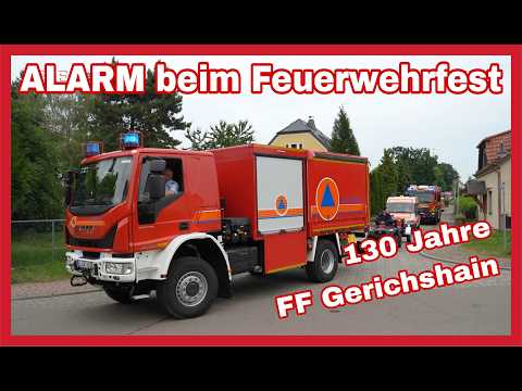 🚒Echter Einsatz beim FESTUMZUG🆘️130 Jahre FF Gerichshain🚨🔊WASSER MARSCH🚒