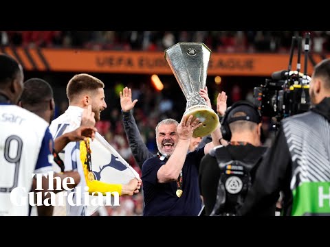 Spurs fans delight in Europa League glory as Postecoglou delcares 'Mate, I'm a winner'