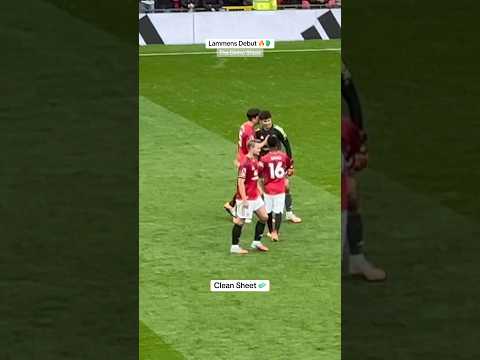 Senne Lammens DebutAppreciation by Teammates at Full Time!| Clean Sheet! | #mufc #manutd #football