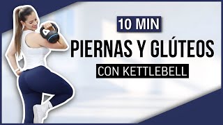 LOS MEJORES EJERCICIOS PARA TONIFICAR PIERNAS Y GLÚTEOS EN CASA con KETTLEBELL O PESA RUSA