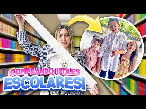 COMPRANDO los ÚTILES ESCOLARES 😱 | La NUEVA ESCUELA | Los Molina