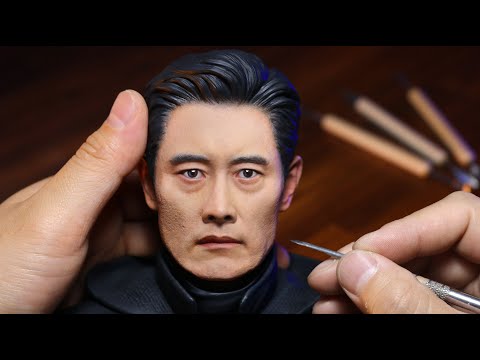 '오징어 게임 프론트맨 피규어'를 만드는 과정 / Making Squid Game Front Man Figure with Clay