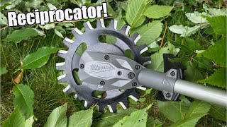 Milwaukee QUIK-LOK Reciprocator Attachment: Brush-Busting Power for Your Trimmer! (49-16-2794)