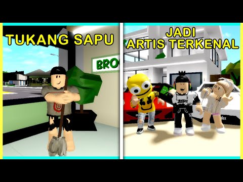 TUKANG SAPU JADI ARTIS TERKENAL (Roblox Brookhaven Indonesia)
