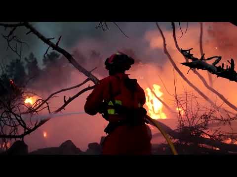 YouTube video thumbnail: Spain Battles to Control Fires in San Bartolomé de Pinares