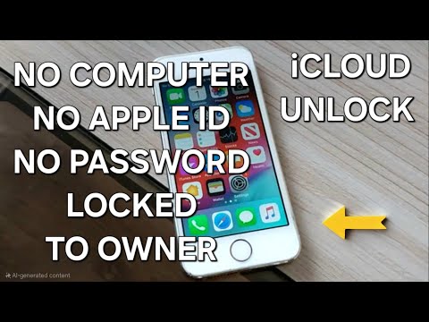 iCloud Unlock iPhone 6,7,8,X,11,12,13,14,15,16 without Computer/Apple ID/Password Locked to Owner ✔️