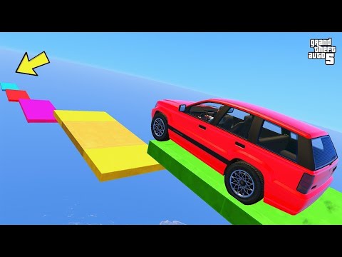 Insane Mega Ramp Cavalcade Mind Blowing Parkour GTA 5 Online