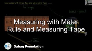 Measuring with Meter Rule and Measuring Tape