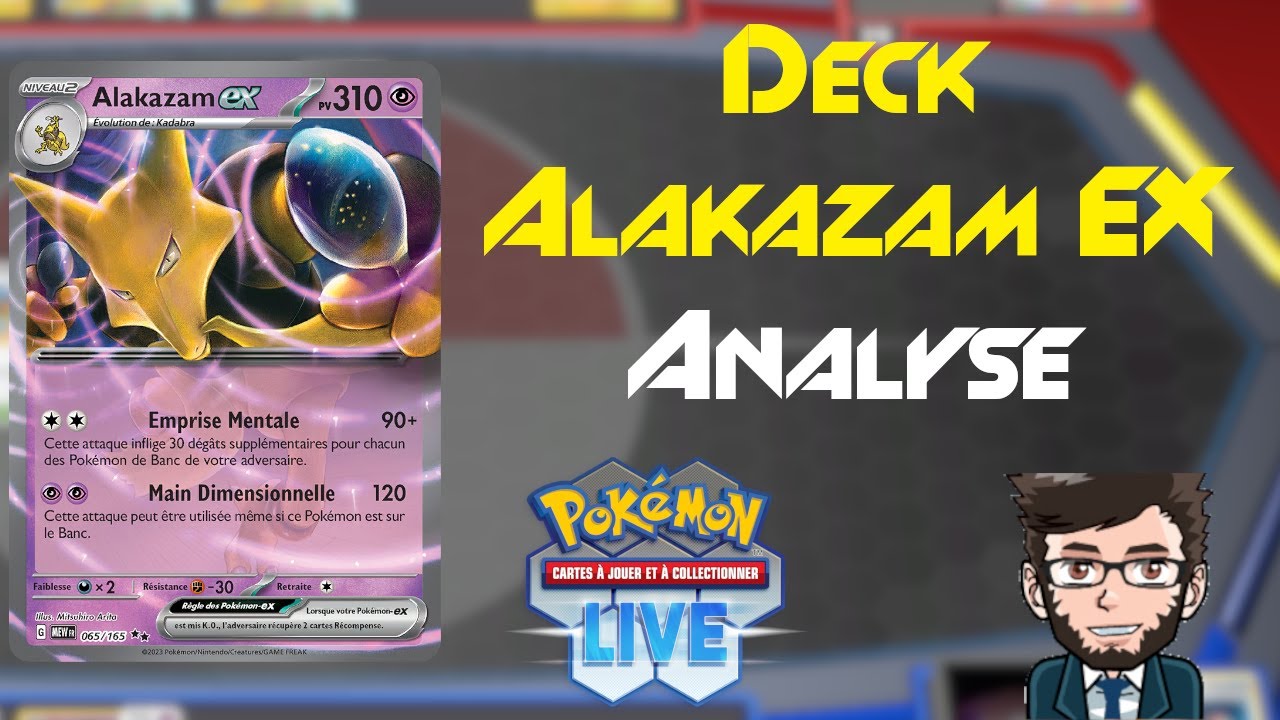 MAINTENANT ON ATTAQUE DEPUIS LE BANC - Analyse #143 du deck Alakazam EX  sur Pokémon TCG Live