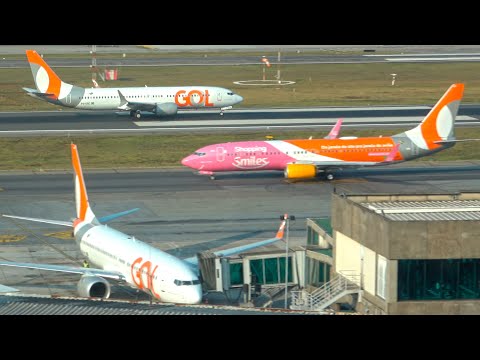 Takeoffs and Landings Congonhas Airport Plane Spotting São Paulo