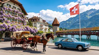Switzerland Countryside Road Trip With Amazing Mountain View🚘 Scenic Swiss View🇨🇭