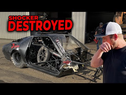 Shocker is completely destroyed... What happened? An up close look at the damage. Totaled