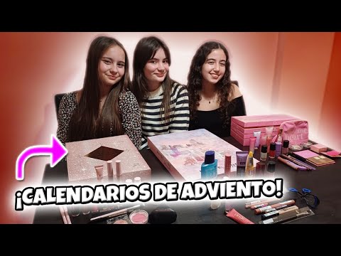 ABRIENDO CALENDARIOS DE ADVIENTO 🎅 Con mis Amigas 24 sorpresas | Vlogmas 2