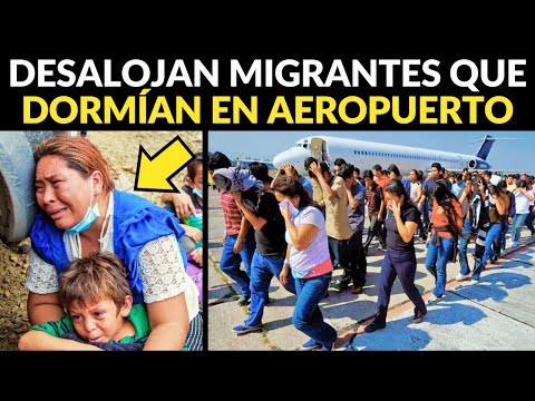 EE.UU. DESALOJA MIGRANTES QUE DORMÍAN EN AEROPUERTOS