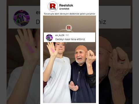 Torunuyla akım deneyen dede