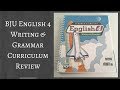 BJU Grade 4 English Program Overview