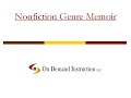 Understanding Memoirs and Their Impact