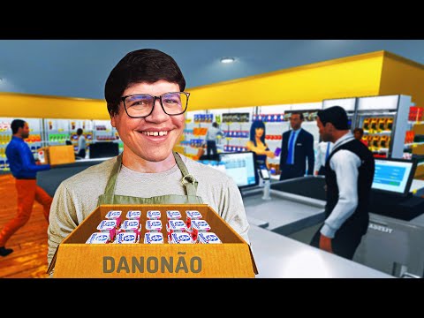 FILA PRA COMPRAR DANONÃO! - Supermarket Simulator