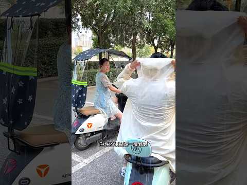 বৃষ্টির ভিতর বাইক চালালাম।#shortvideo