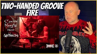 Drum Teacher Reacts: FROST (Satyricon) Drum Cam | INSANE Double-Handed Pocket!