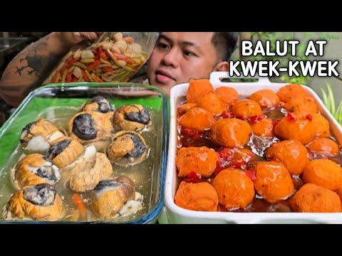 BALUT AT KWEK-KWEK | FILIPINO STREETFOOD | MUKBANG PHILIPPINES