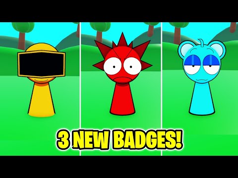 (UPDATE!) 3D SPRUNKI ROLEPLAY - How to get ALL 3 NEW BADGES!! NEW UPDATE! (ROBLOX)