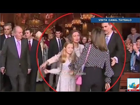 Doña Sofía es humillada en público por la Princesa Leonor y desplante de la Reina Letizia Video