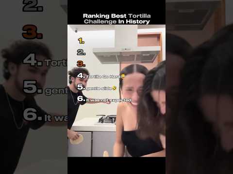 Tortilla Challenge 🤣 #tortilla #challenge #ranking #tiktok