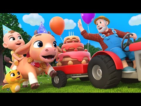 Old MacDonald Had a Farm | Birthday Party | Lalafun Nursery Rhymes | bebefinn nursery rhymes