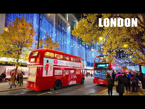 ✨🎄2024 London Christmas Lights: ✨Stunning Displays on Regent Street & Oxford Street 🎁🎄