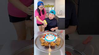 Chocolate cake vs Chocolate food ice cream challenge!🤣 #funny by Ethan Funny Family