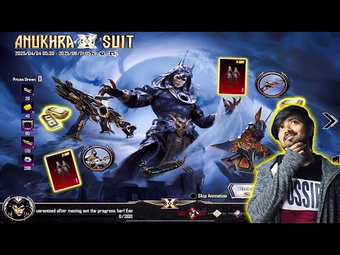 😱 OMG !! LUCKIEST ANUKHRA X-SUIT & GOLDEN PHARAOH X-SUIT CRATE OPENING IN BGMI PART 1