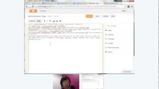 Hangout on Air: Advanced Posting with Blogger's HTML Editor