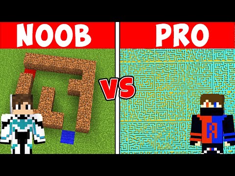 Noob vs Pro Impossible Maze Battle