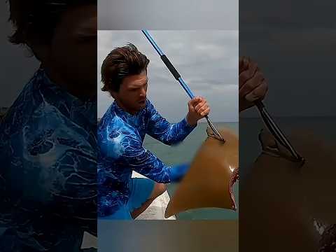 Stone fish fishing.#foodshorts #seafood #foodvlog