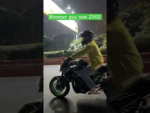 Bimmer guy asked for flyby #z900 #fly #loud #bike #bmw #viralvideo #rider #kawasaki #superbike