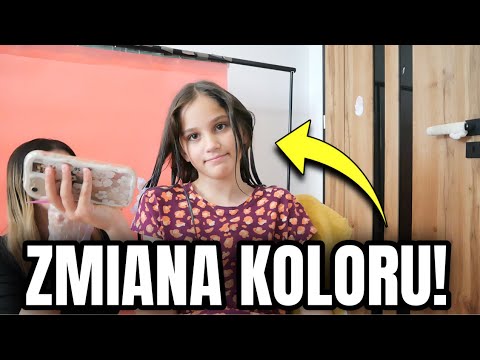 ZAŻYCZYŁA SOBIE NOWY KOLOR WŁOSÓW 😱🙈