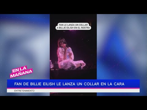 Fan de Billie Elish le lenza un collar en la cara | Daddy Yankee Demanda a su expareja Mireddys