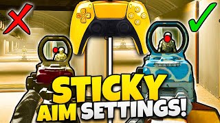 *NEW* STICKY AIM SETTINGS IN BLACK OPS 6! (UPDATED CONTROLLER SETTINGS) BEST AIM in COD BO6 Gameplay