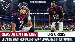 JUST NOW: Texans Offense Hits Rock Bottom — Injury Updates Before Crucial Colts Battle!